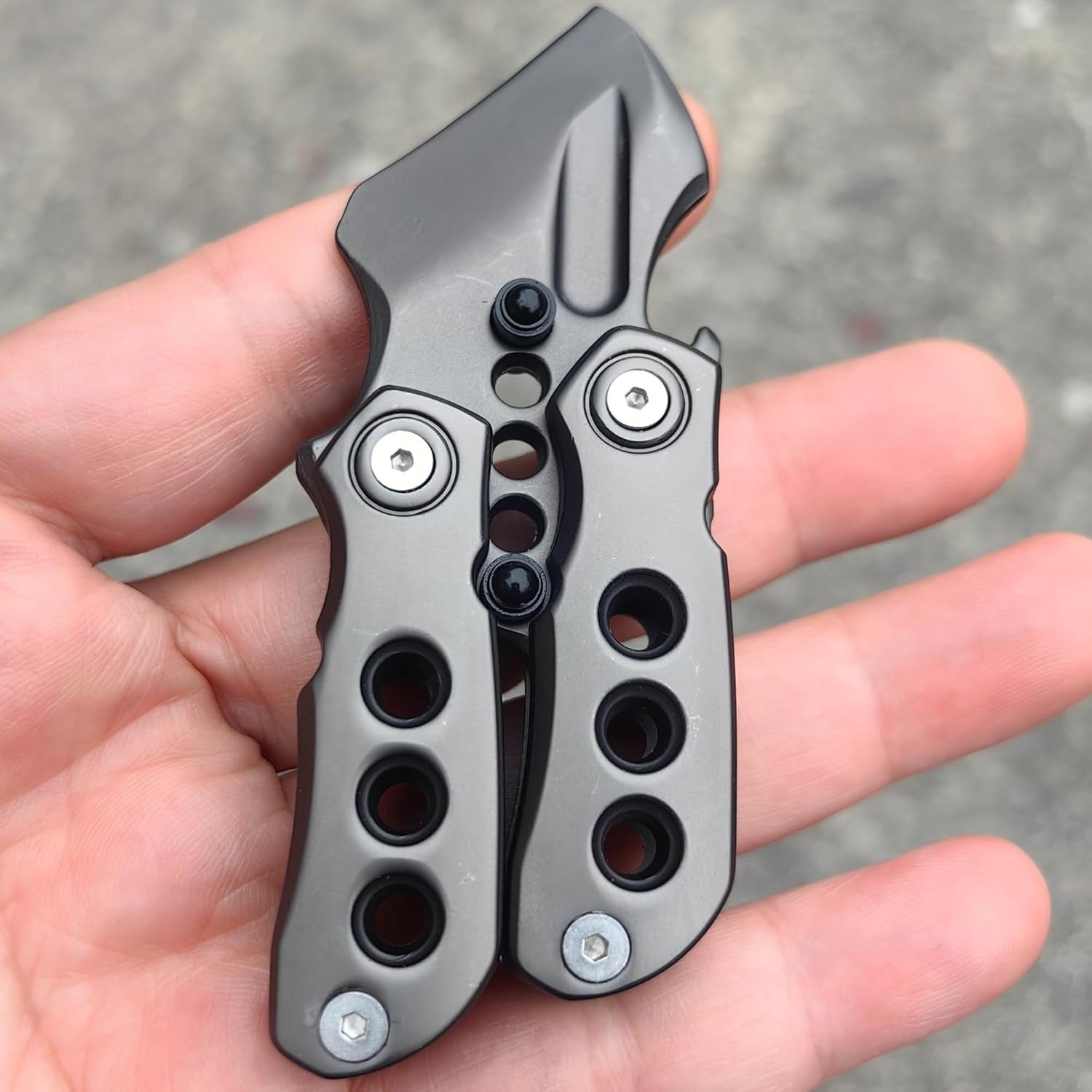 Metal Magnetic Fidget Slider EDC Crowbar Spinner Stress Relief Toy