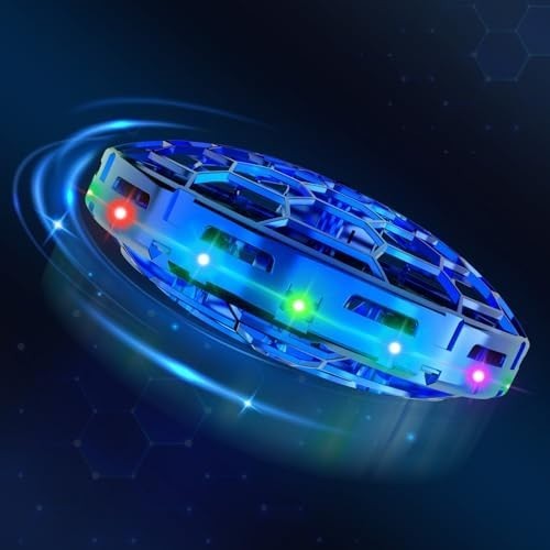 Hand Controlled Flying Toy Drone w/ LED Lights 360° Sensor UFO Mini Drone Gift