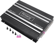 12V 4-Channel Car Amplifier 2800W Stereo Audio High-Power Black