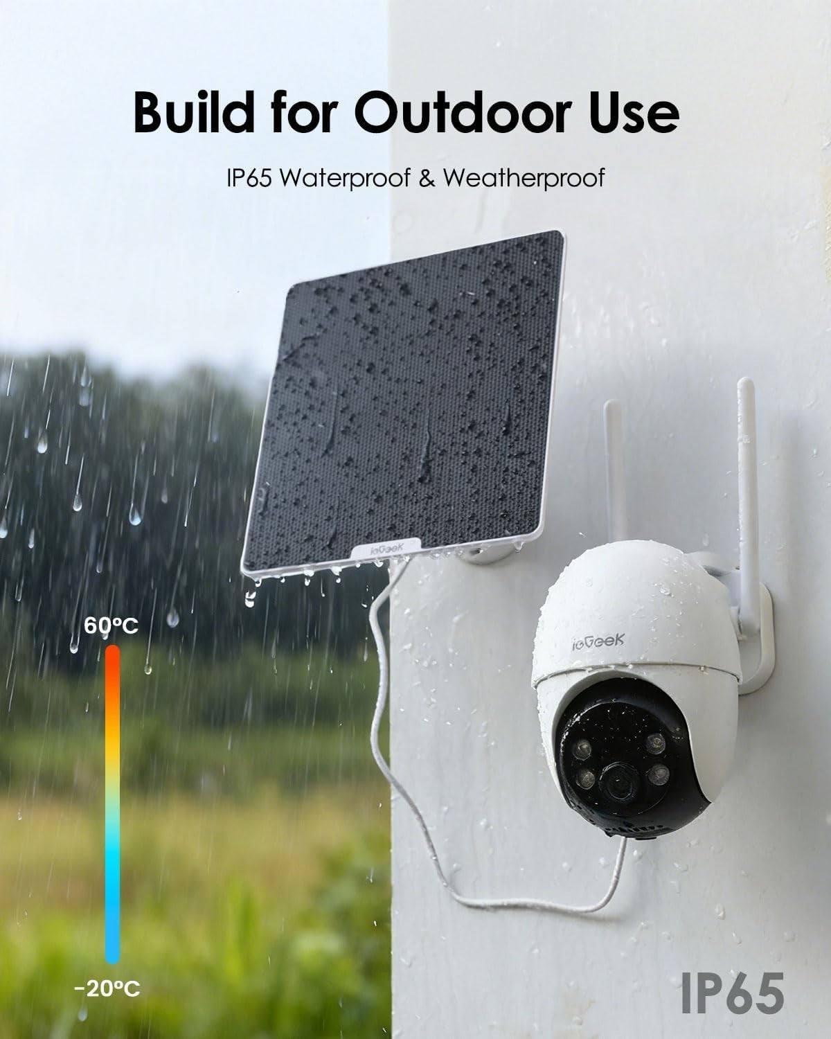 4G LTE Solar Security Camera 2K PTZ Auto Tracking No WiFi CCTV