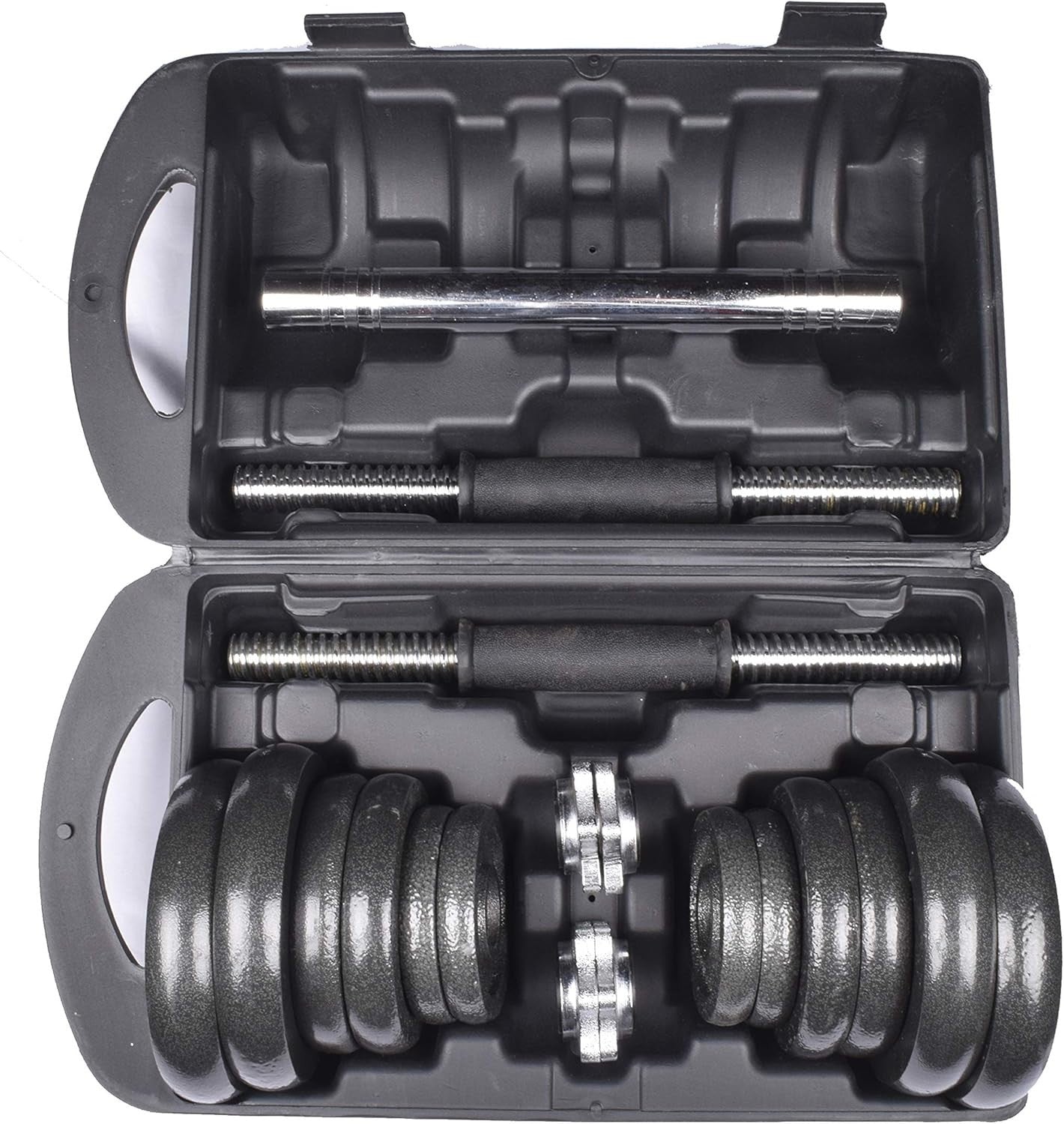 20kg Adjustable Free Weights Dumbbell Barbell Set Home Strength Training