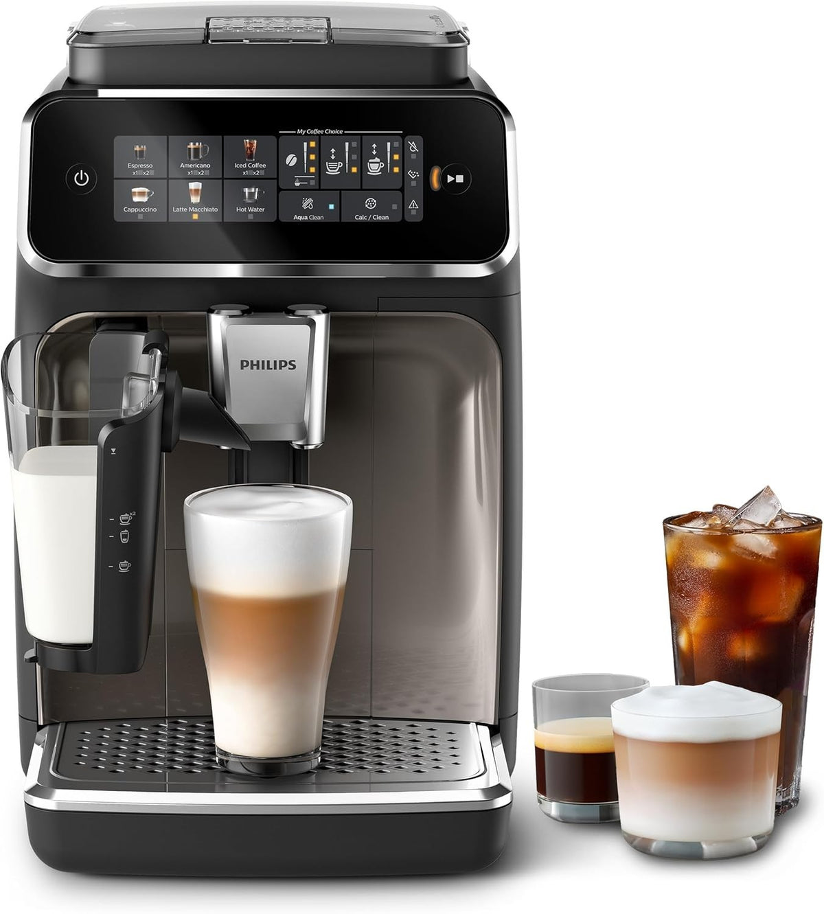 Automatic Bean to Cup Coffee Machine | 6 Hot & Iced Drinks Maker