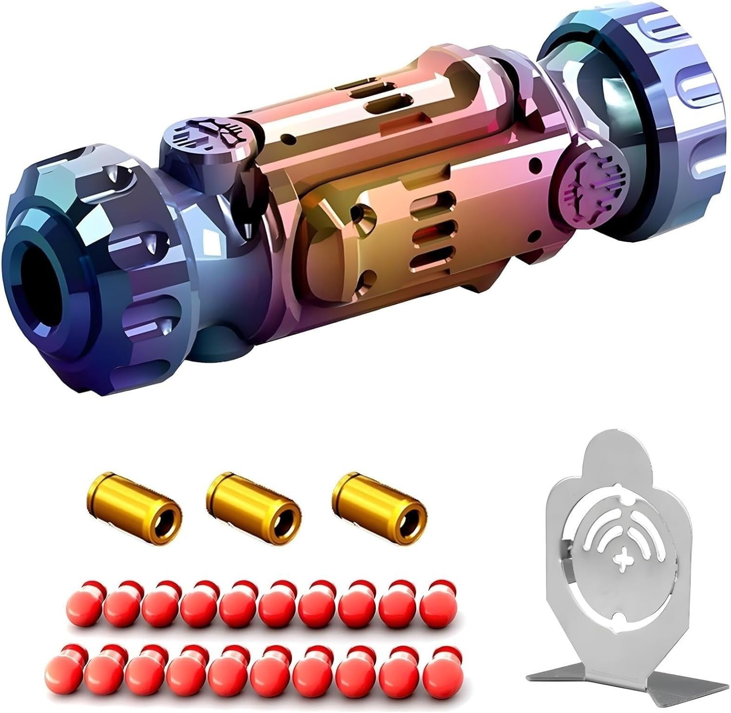 EDC Metal Fidget Slider Spinner Launcher Combo Focus Stress Relief Toy