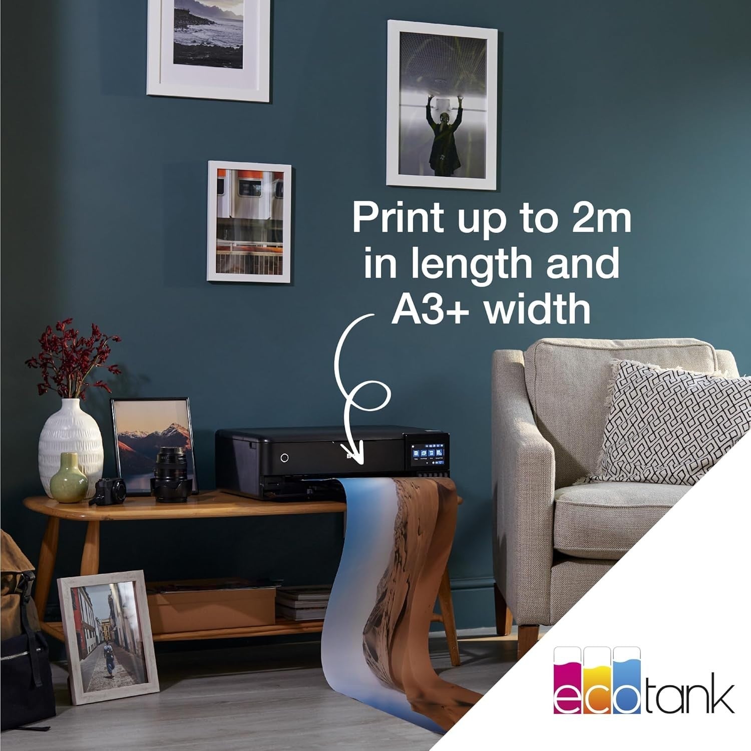 A3+ Wireless Ink Tank Photo Printer Auto Duplex High-Volume Printing