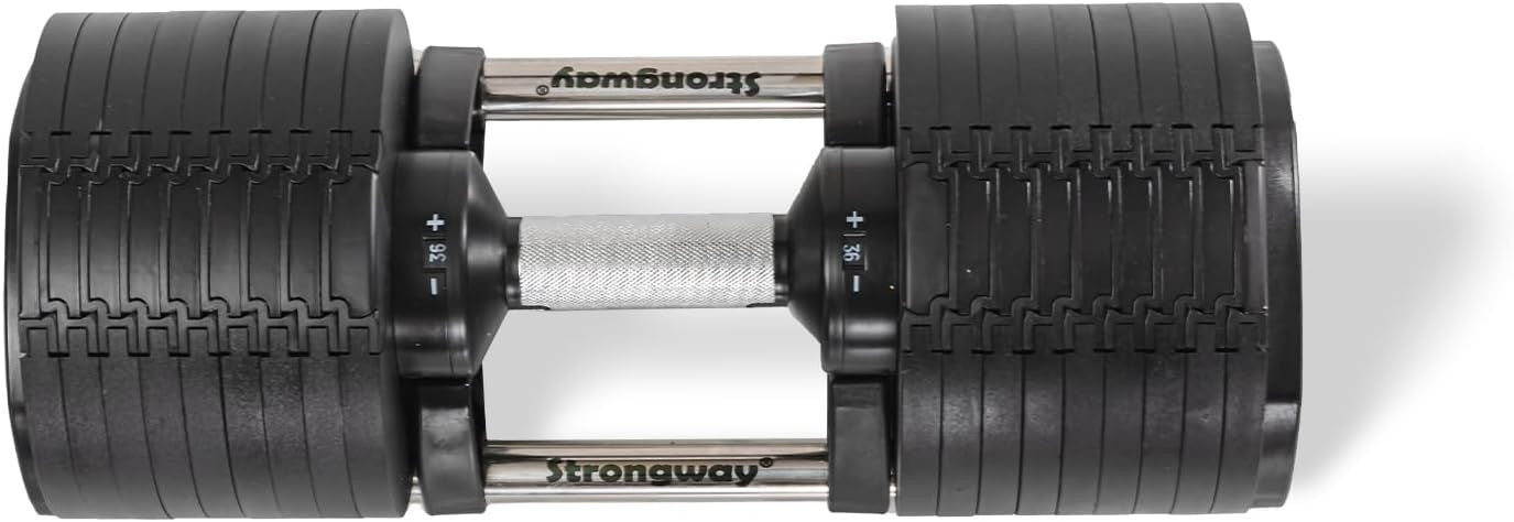 32KG or 40KG Adjustable Dumbbells Pair Quick Dial 16-Level Home Gym Set