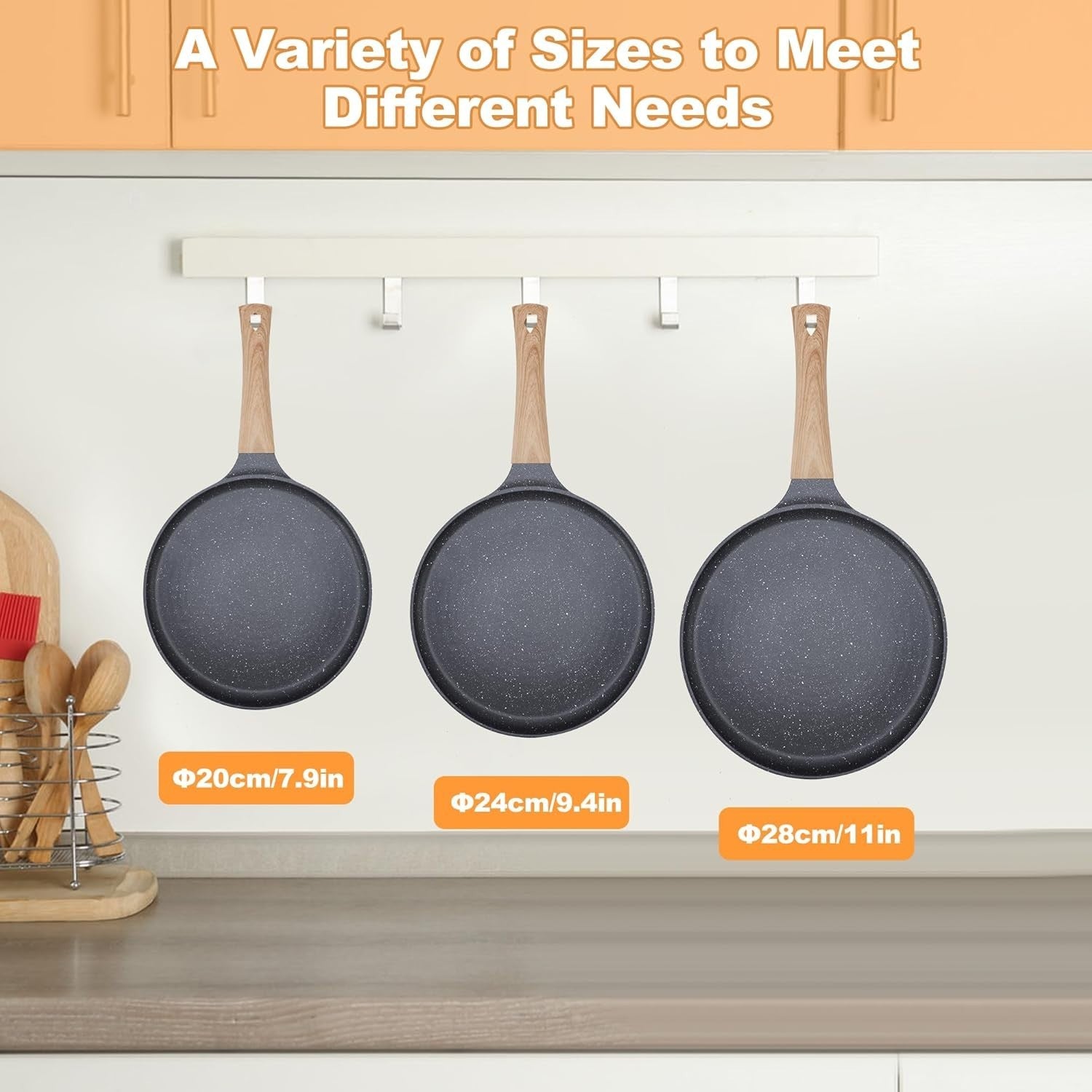 20cm Non-Stick Pancake & Crepe Pan – Induction & All Hob Cooking