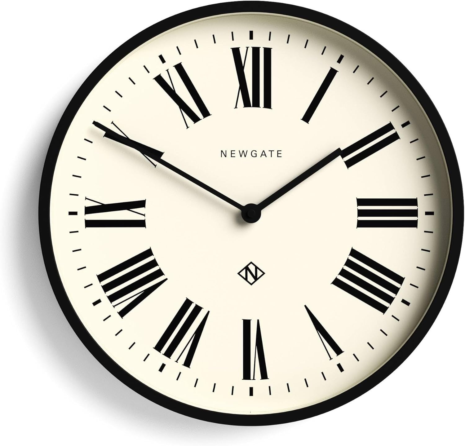 Classic Roman Numeral Wall Clock 37cm | Large Display, Silent, Kitchen, Office