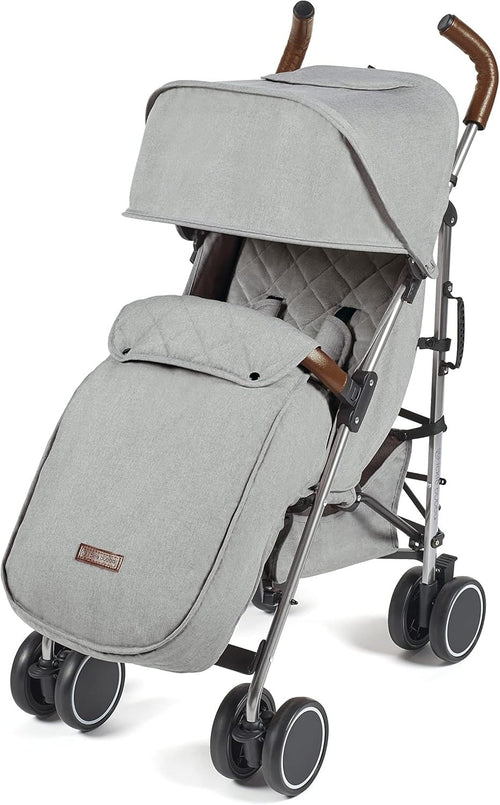 Compact Lightweight Baby Stroller Silver Grey 6 Months-4 Years Recline UPF50+