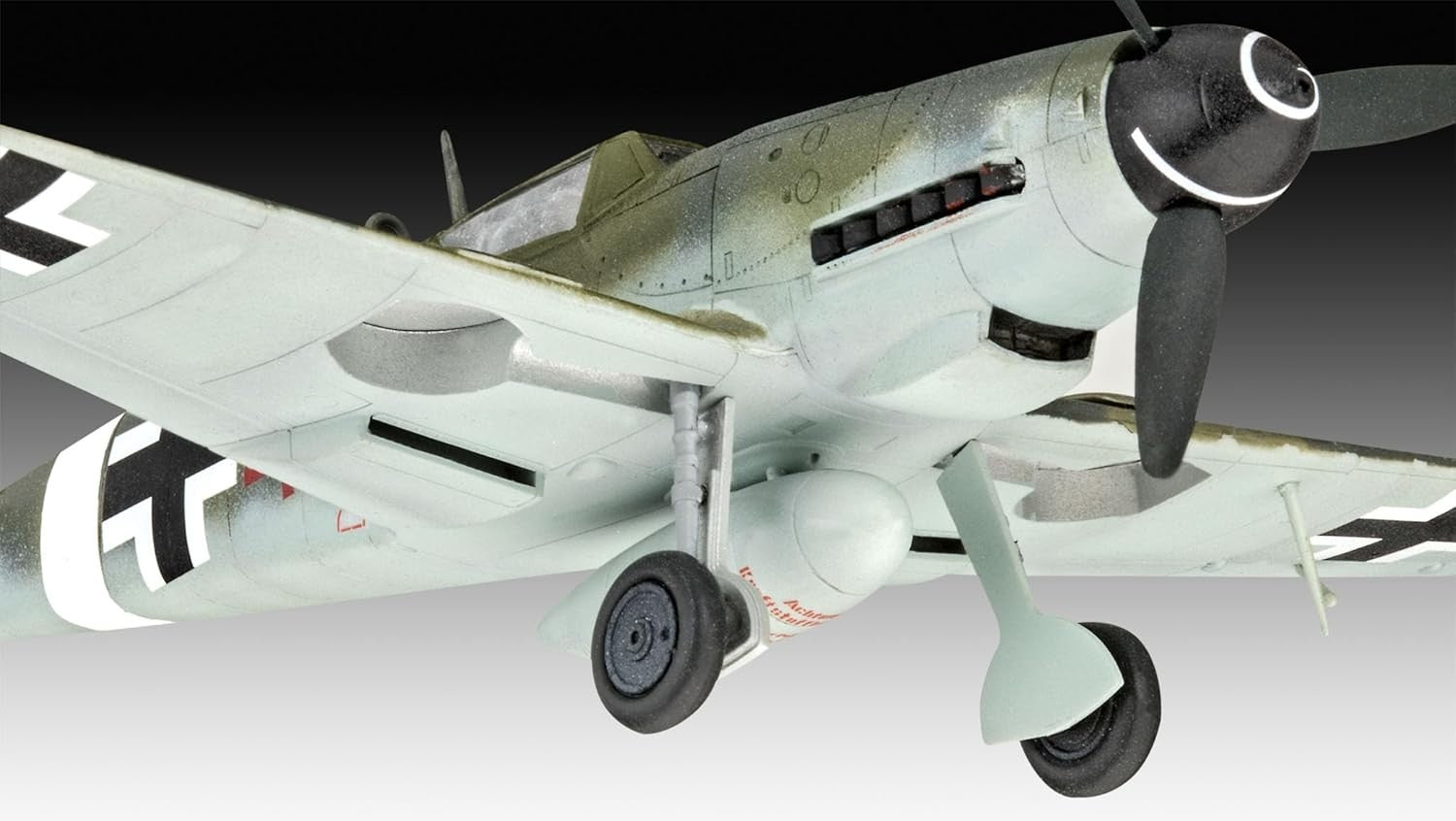 1:72 Scale Bf109G-10 & Spitfire Military Aircraft Model Kit Unpainted