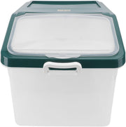 25KG Sealed Rice Storage Container Large Grain Flour Pet Food Bin