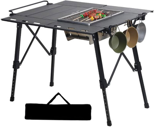 Portable Camping Table Foldable Outdoor BBQ Picnic Lightweight Sturdy