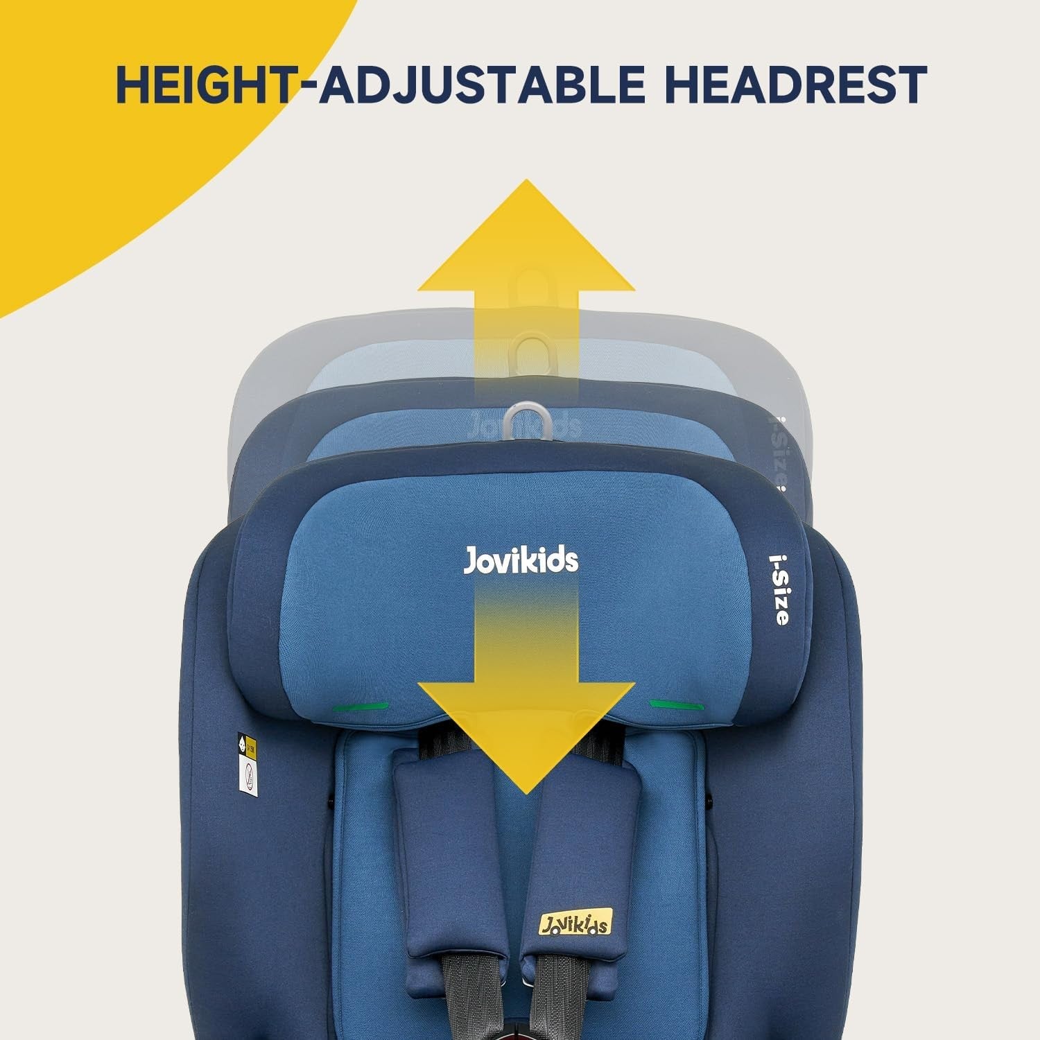 i-Size R129 ISOFIX Car Seat 76–150cm 1 2 3 Adjustable Side Impact