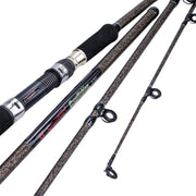 Portable 4-Piece High Carbon Carp Fishing Rod for Travel Freshwater & Saltwater