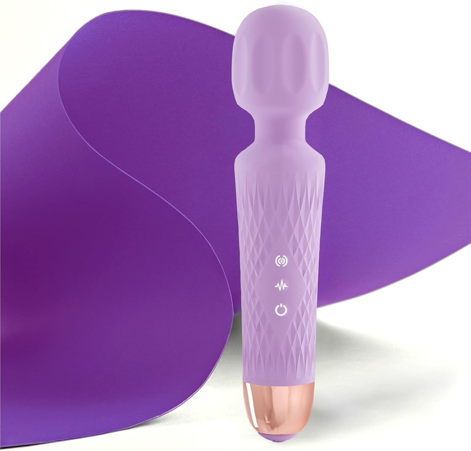 Compact Cordless Body Massager Quiet Vibration Muscle Relief Fast Recharge