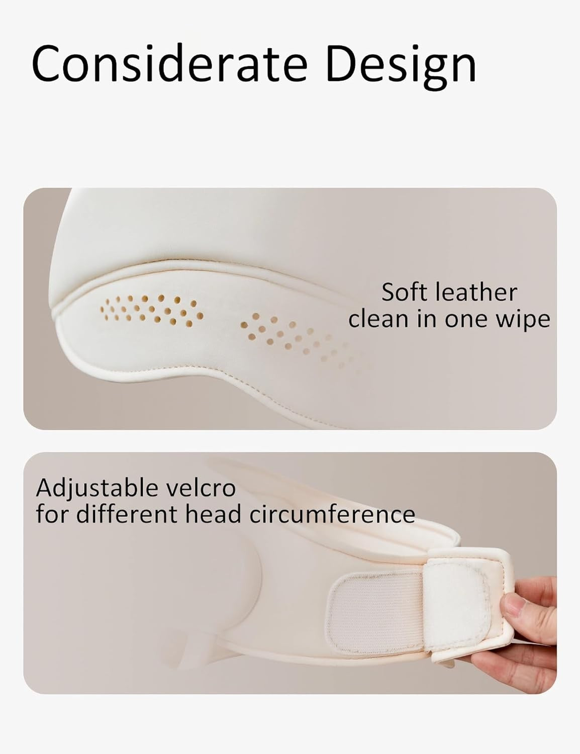 Heated Head & Eye Massager Air Compression Migraine Relief