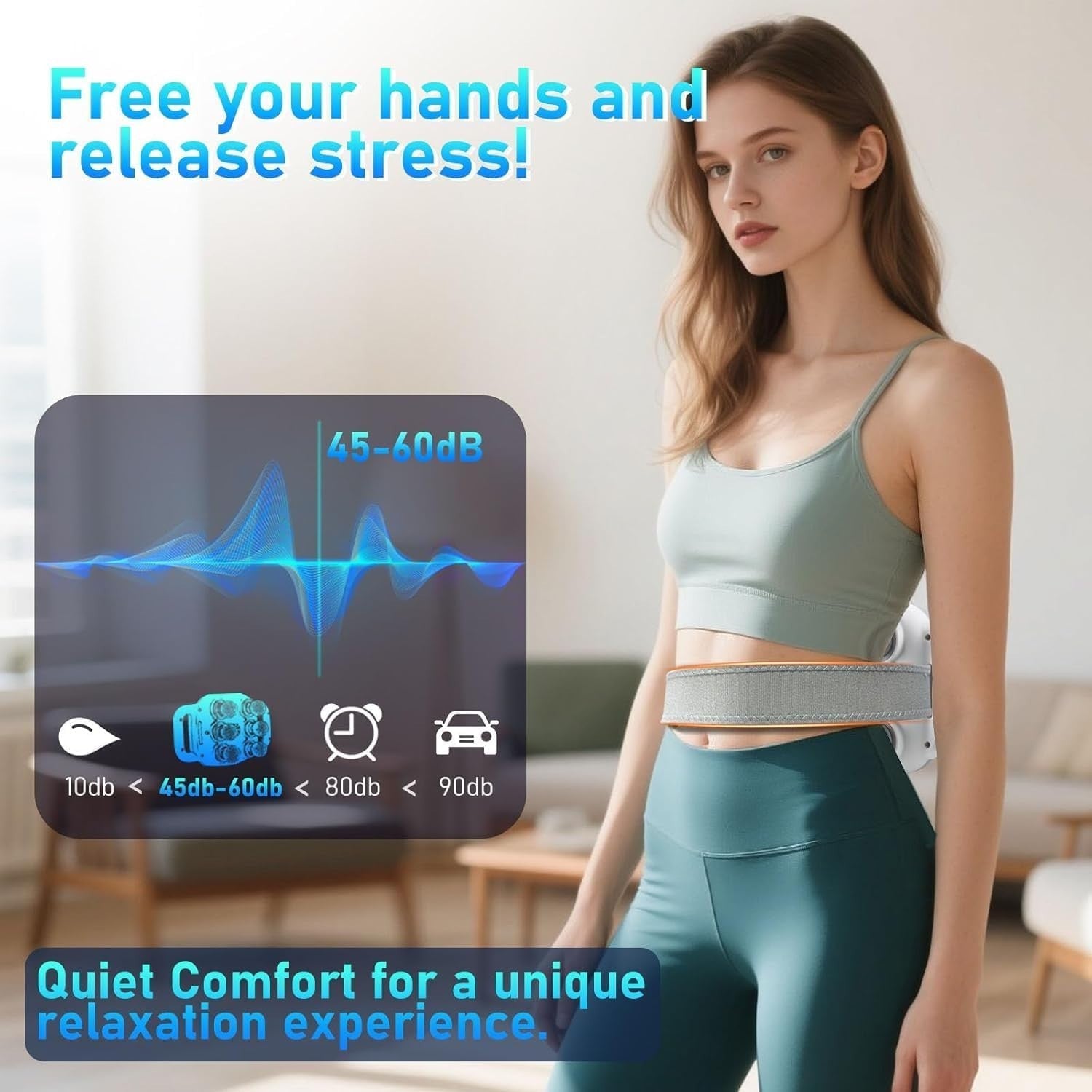 6 Head Deep Tissue Massage Gun Percussion Massager 50 Speeds Full Body Relief
