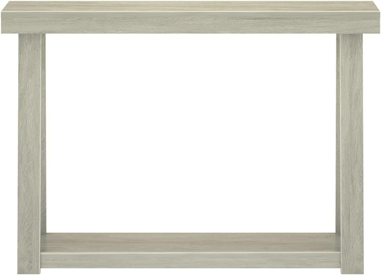 Solid Wood Console Table with Shelf – Slim Entryway Hallway Storage Unit