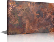 Rust Abstract Canvas Wall Art Grey Brown Large 90x60cm