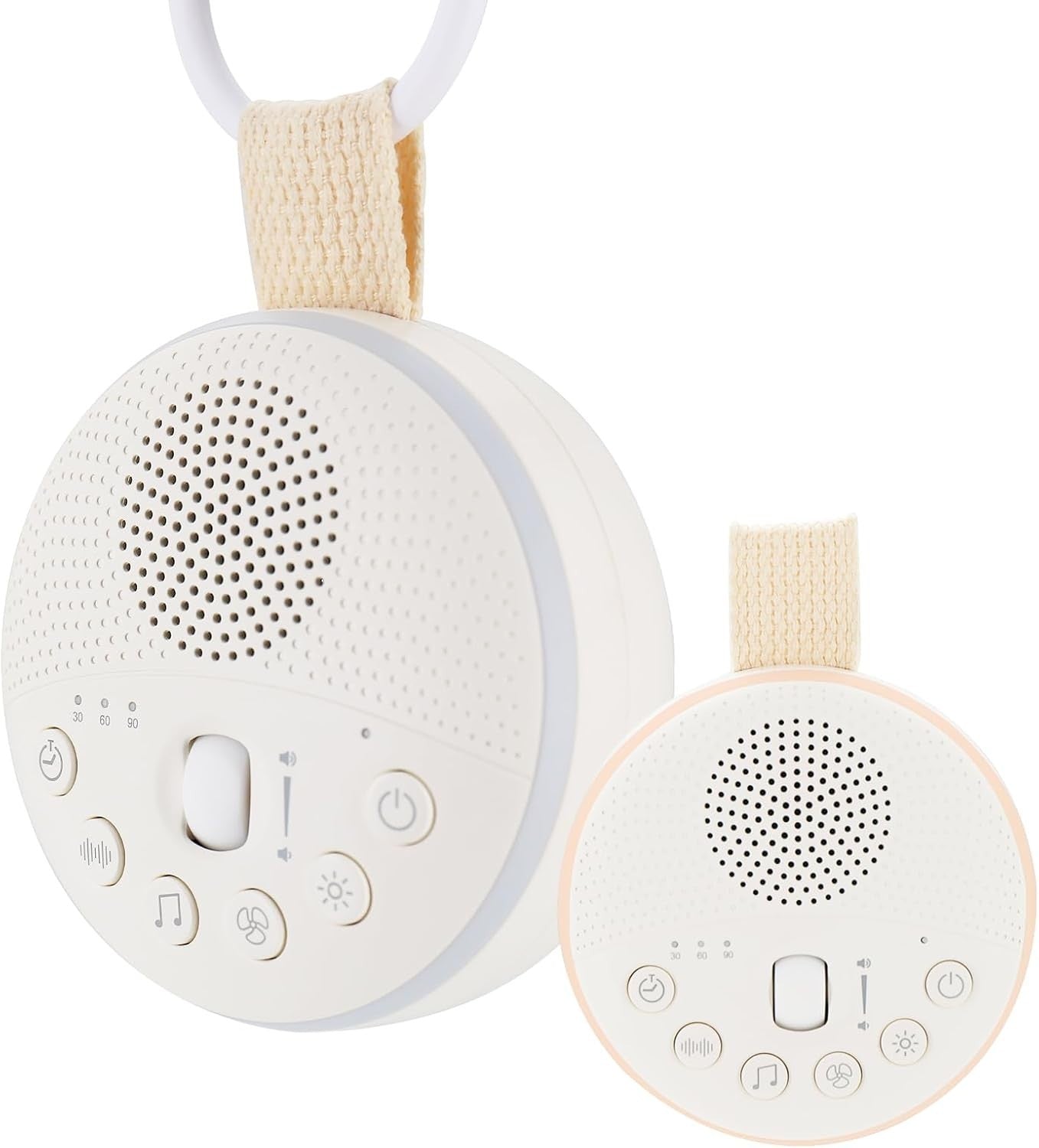 Portable White Noise Machine for Baby & Adult, 21 Sleep Sounds + Night Light