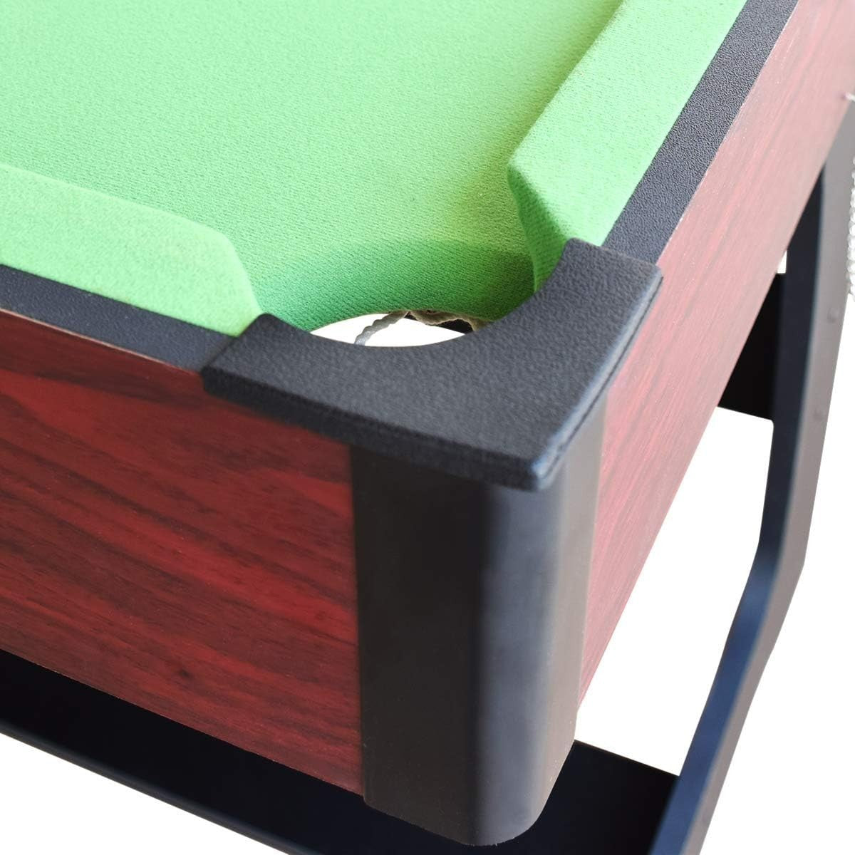 6FT Foldaway Billiards Table Snooker Pool Set Home Game w Cues