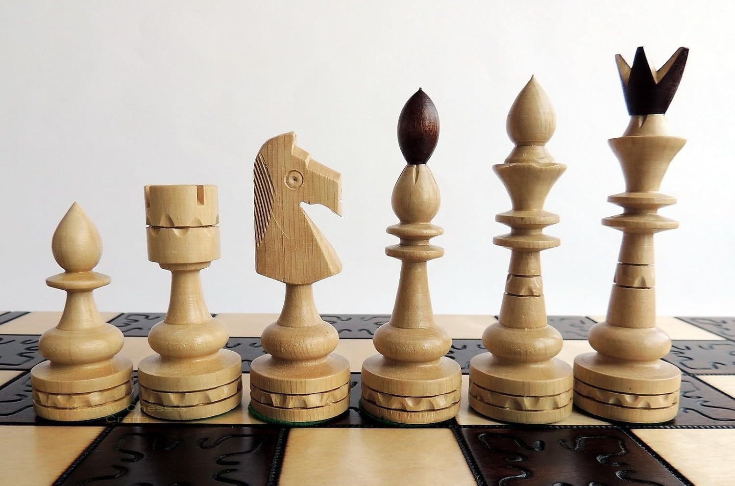 Luxury 54cm Folding Wooden Chess Set | Handcrafted Indian Pieces | Premium Gift