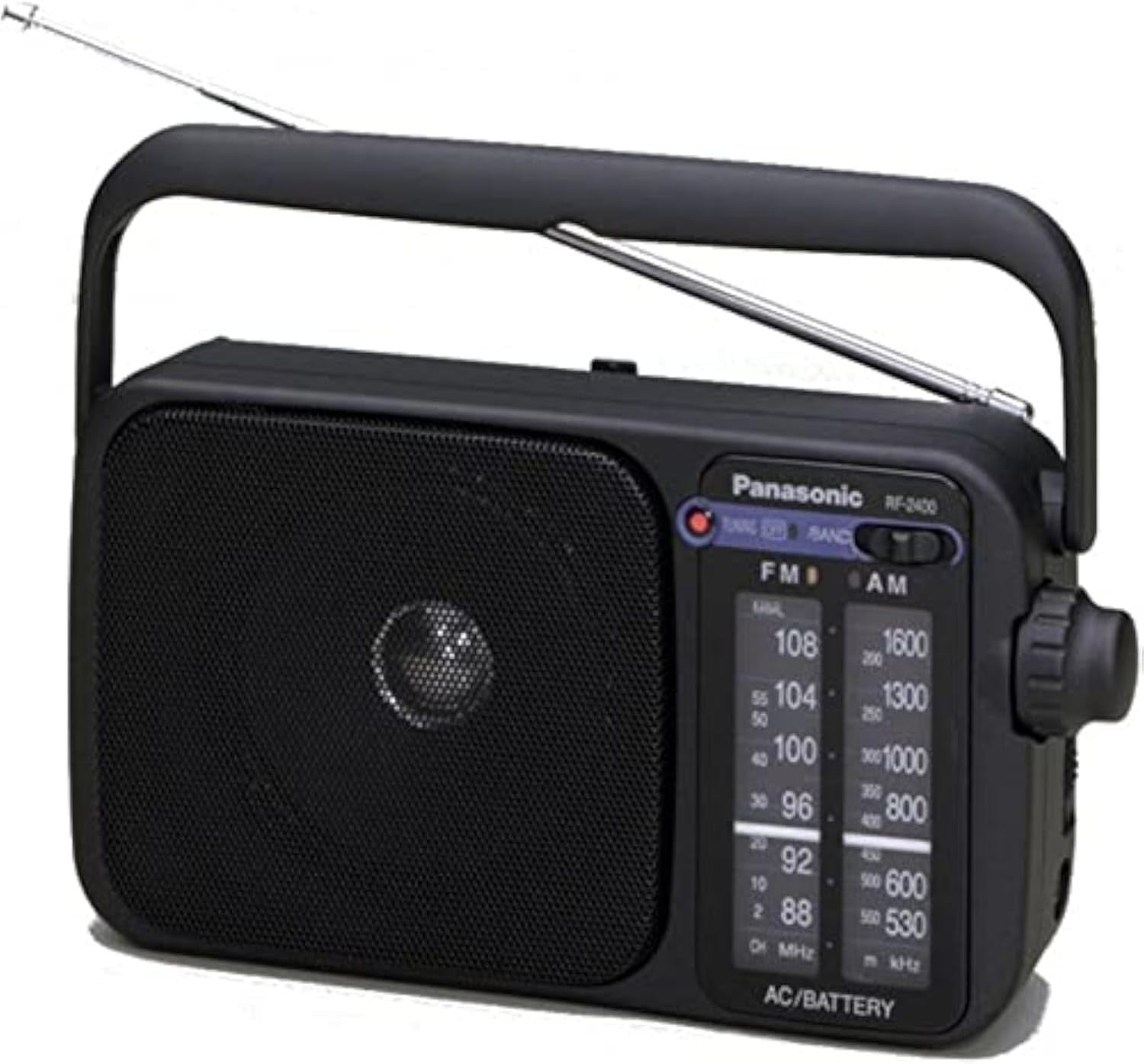 Portable AM/FM Radio AC/DC Battery Earphone Headphone Socket