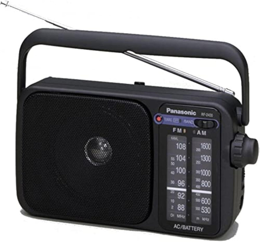 Portable AM/FM Radio AC/DC Battery Earphone Headphone Socket