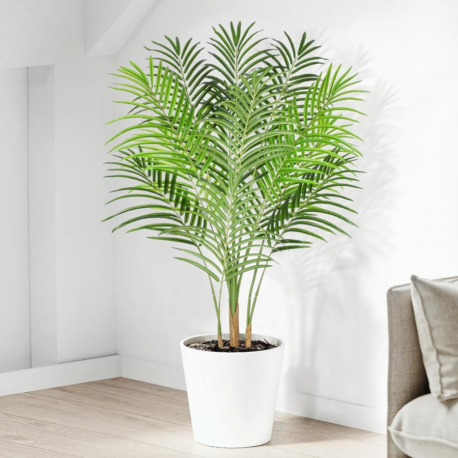 120cm Artificial Palm Tree Faux Tropical Indoor Outdoor Decor Home Garden Plant