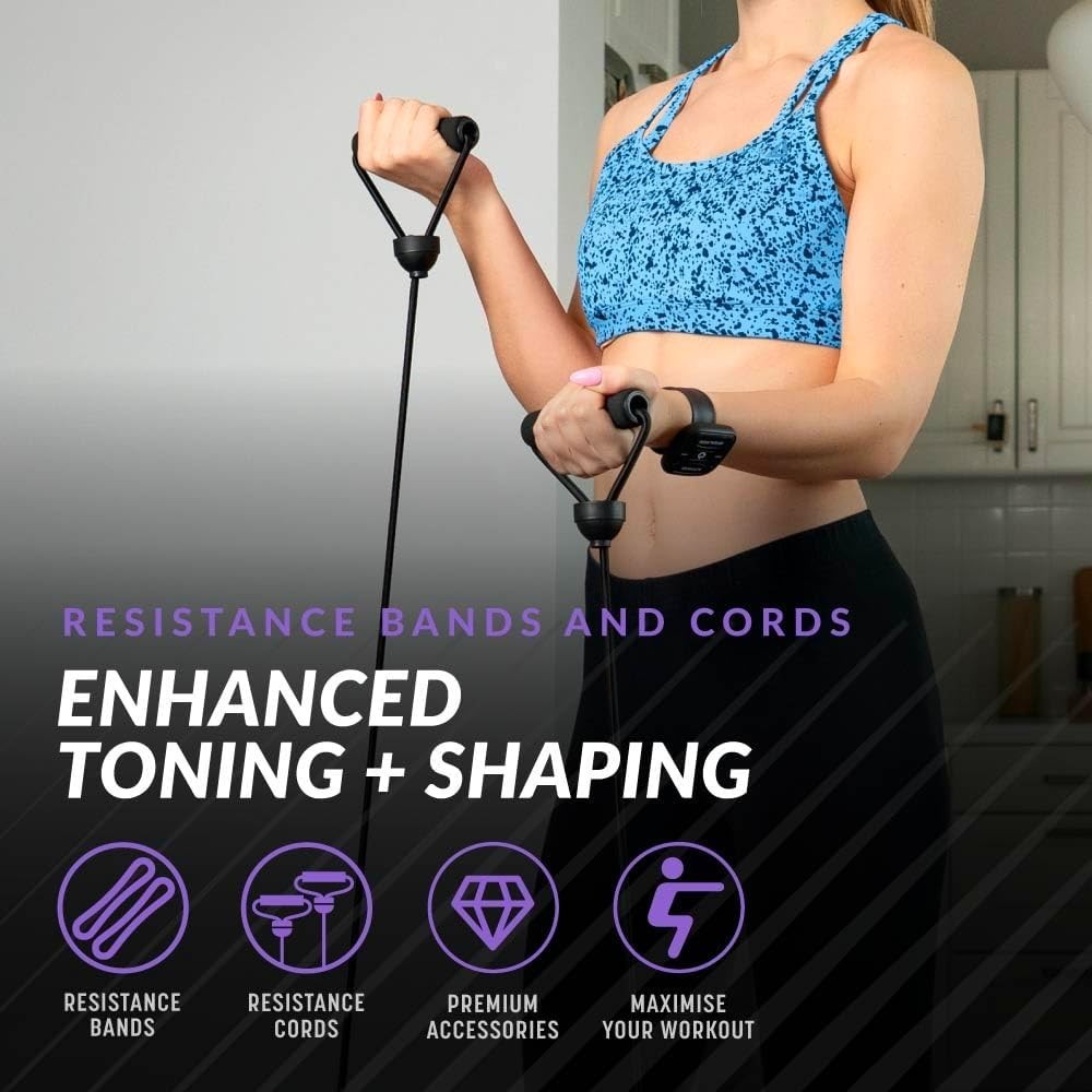 Compact Vibration Plate Exercise Machine 99 Levels 9 Programs Home Fitness