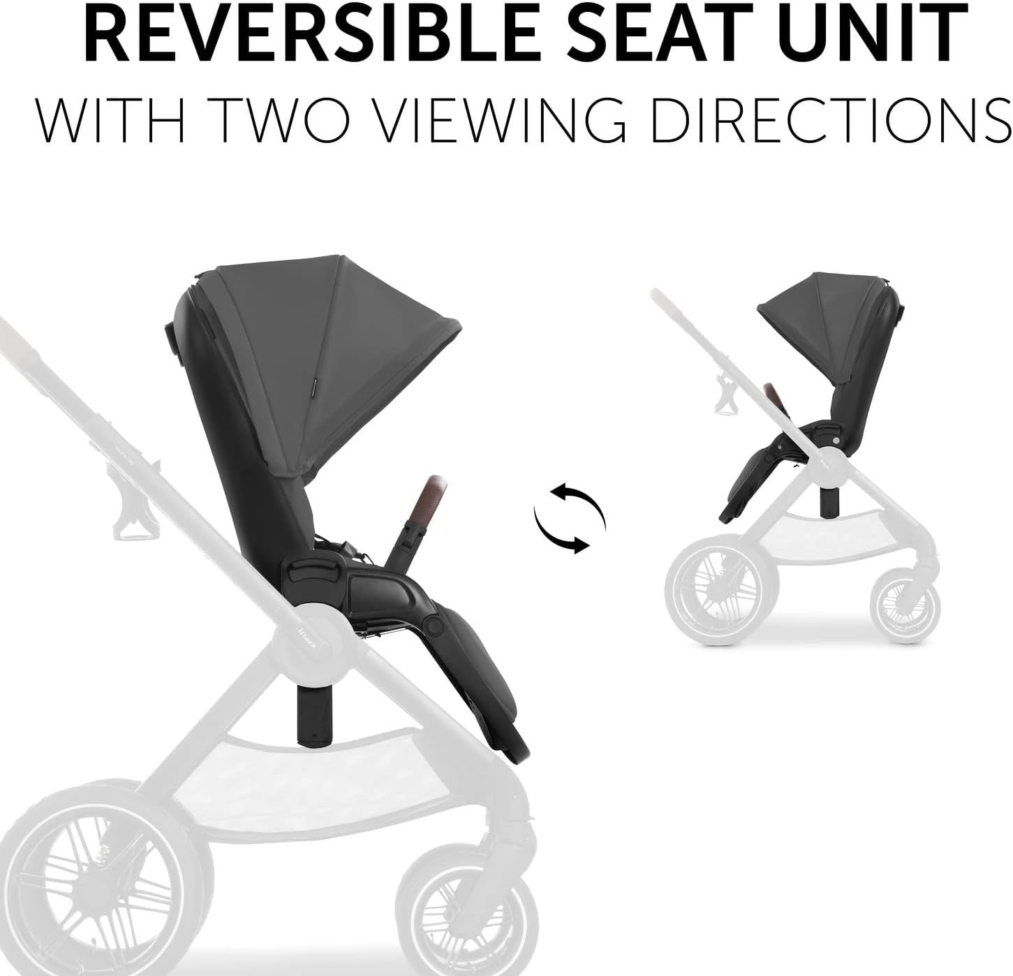 Walk N Care 2-in-1 Pram & Pushchair Dark Grey Lightweight Foldable Stroller