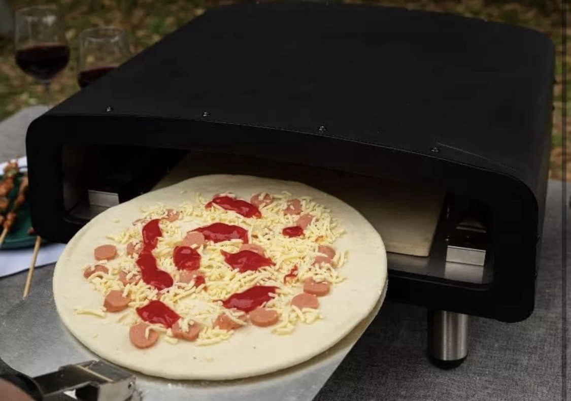 Pizza Oven Gas Fired Portable Table Top Outdoor Kitchen Oven Stone Baked