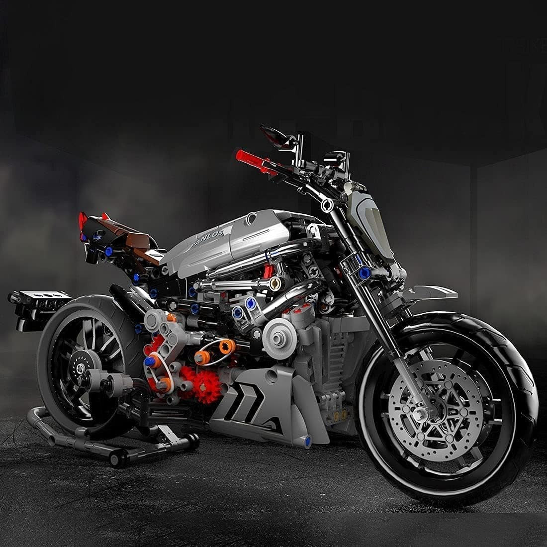 827 PCS Technic Motorcycle Model Building Kit - Realistic & Collectible