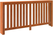 Wax Brown Solid Pine Radiator Cover 169x19x84cm – Modern Slatted Heater Cabinet
