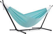 Double Hammock with Stand – 280cm Polyester Frame, 2 Person Outdoor Relax Bed