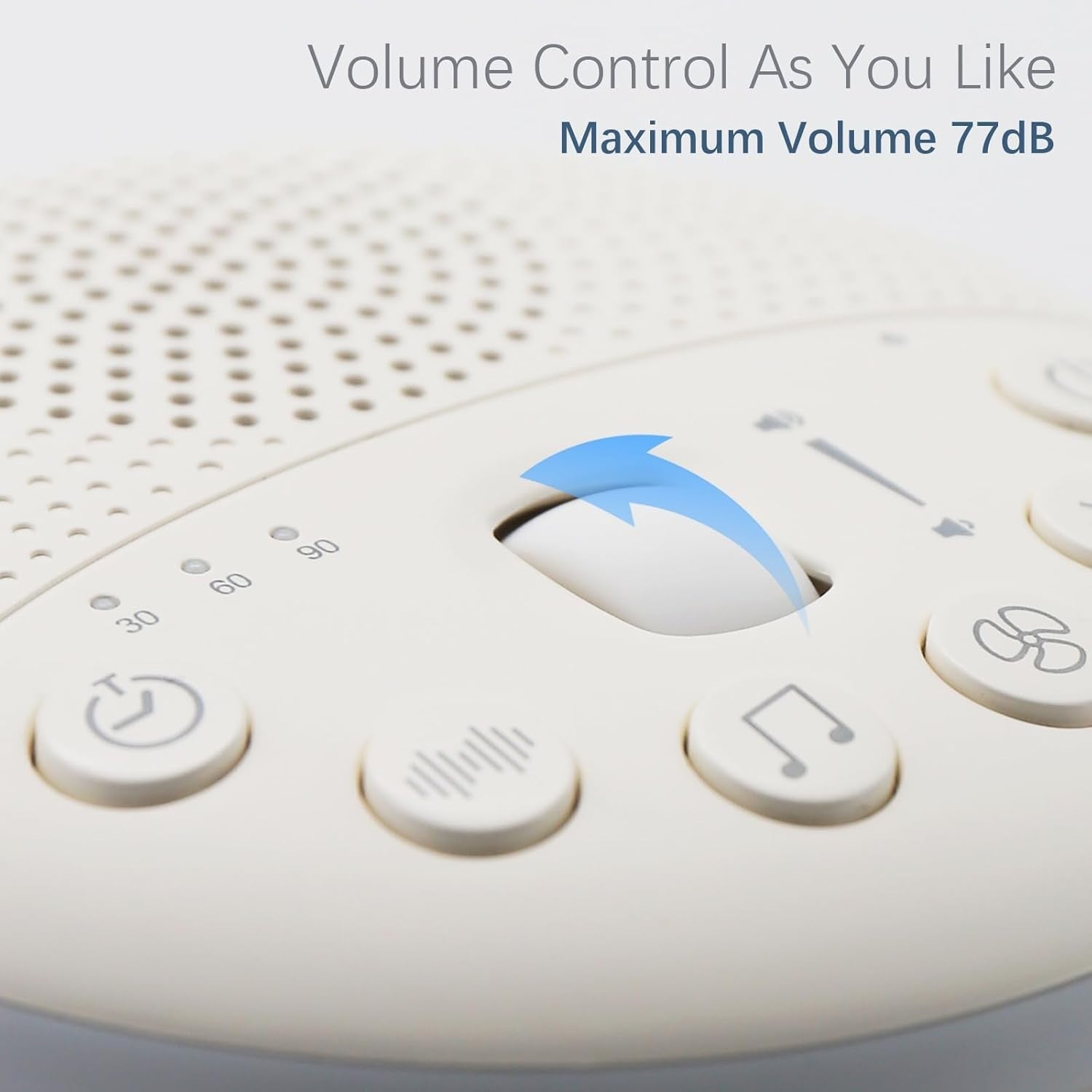 Portable White Noise Machine for Baby & Adult, 21 Sleep Sounds + Night Light