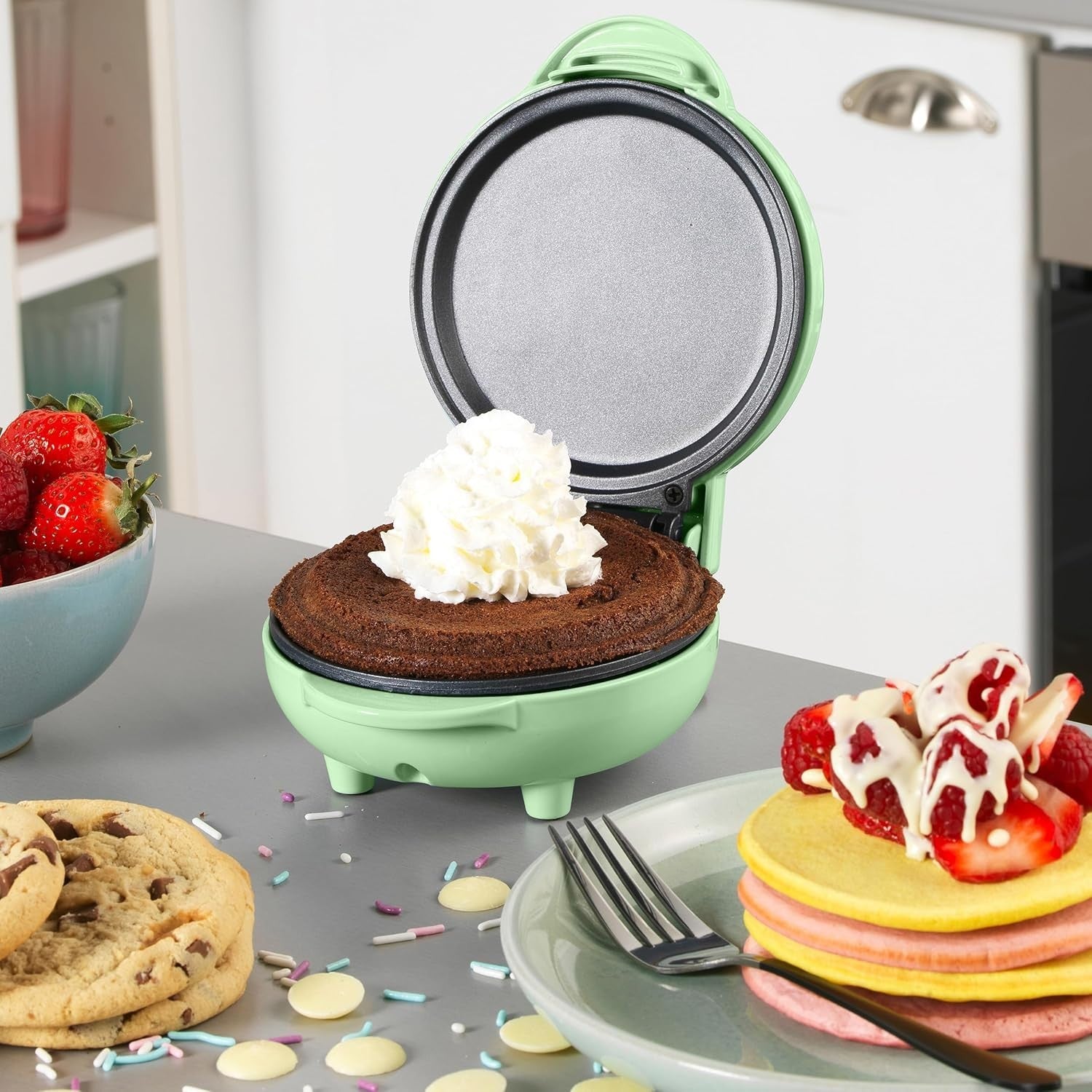 Mini Snack Maker Non-Stick Pancake & Omelette Cooker Compact Breakfast