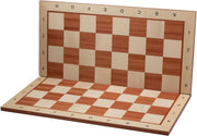 48cm Inlaid Folding Wooden Chess Board – Premium Sycamore Tournament Board