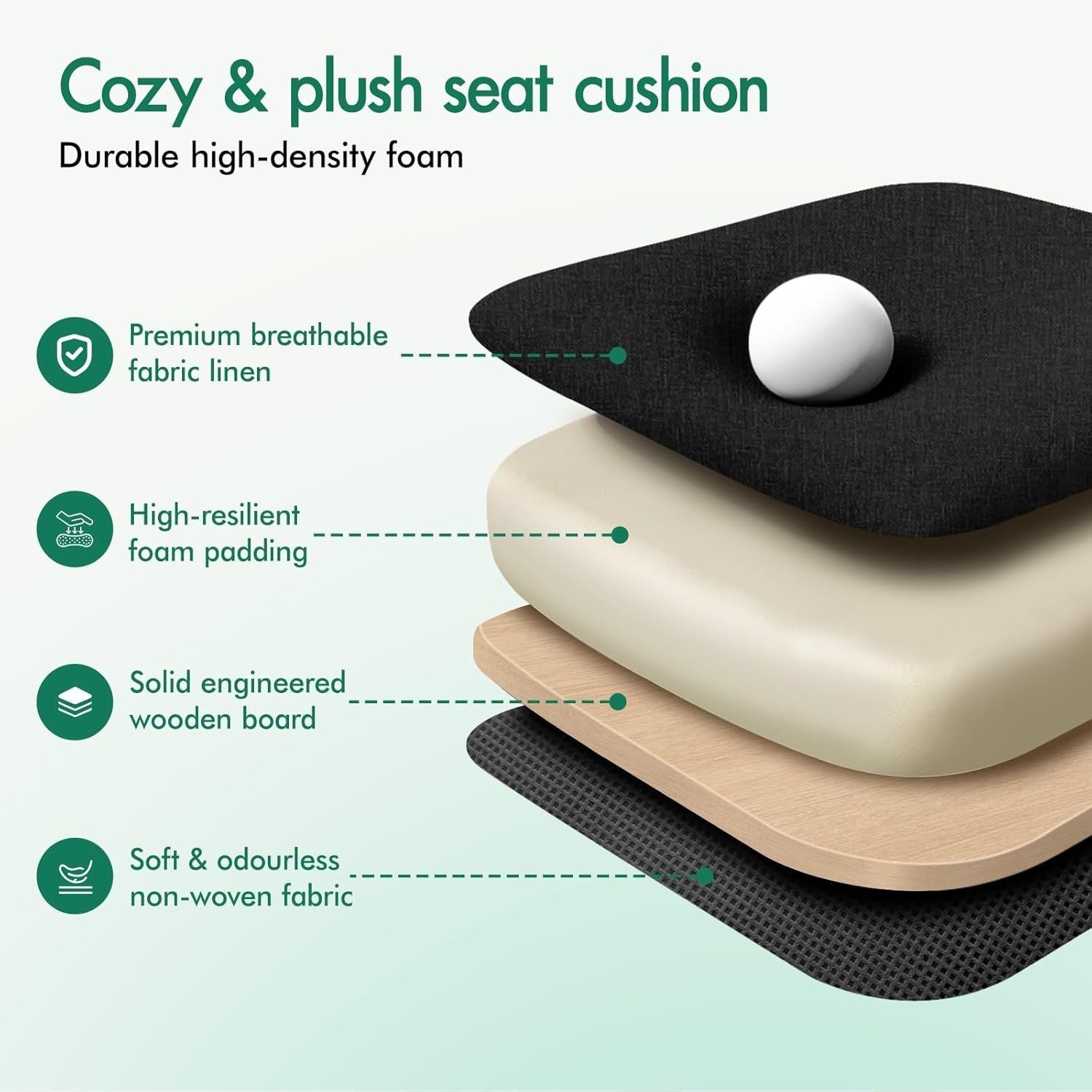 Office Chair Executive Ergonomic Heated Massage Recliner Swivel Black Linen