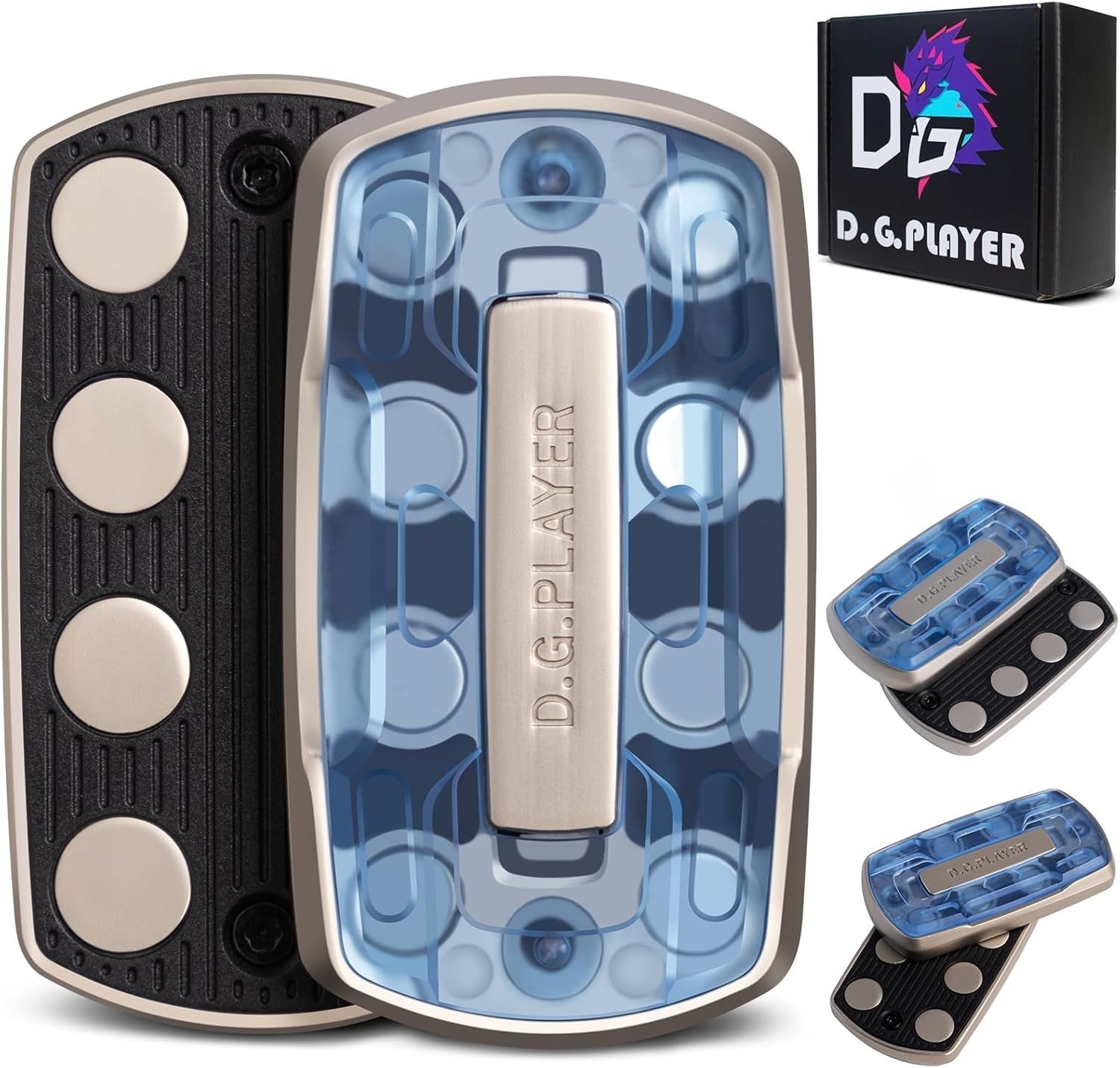 Metal Fidget Slider Sound Silent Sensory Toy Stress Relief ADHD