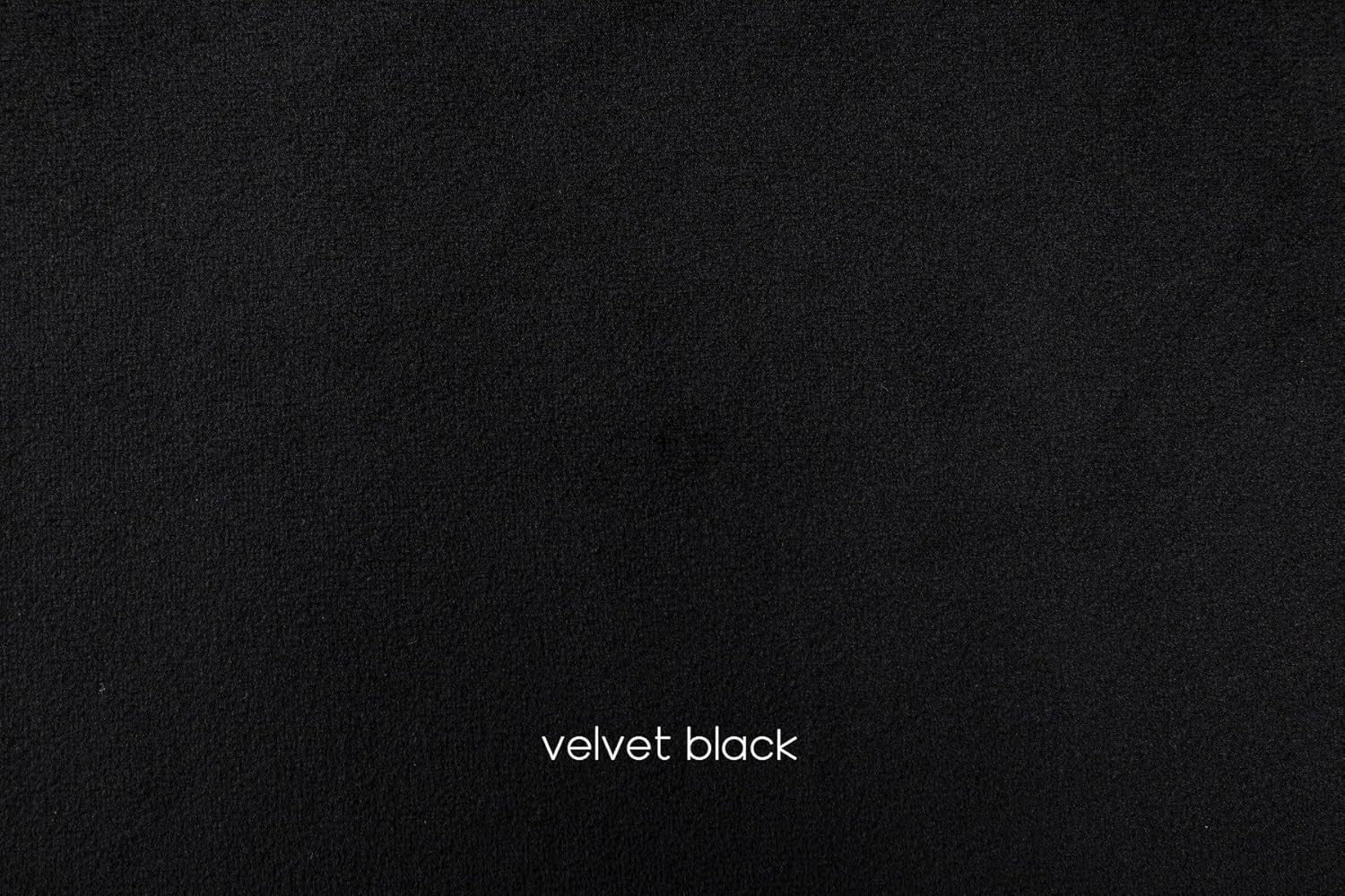 Modern Black Velvet Tufted Right Hand Chaise Lounge Chair Bedroom 160cm