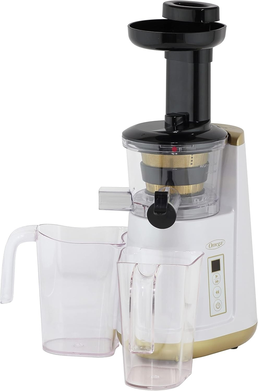 Cold Press Slow Masticating Juicer Vertical Extractor 45–65 RPM White