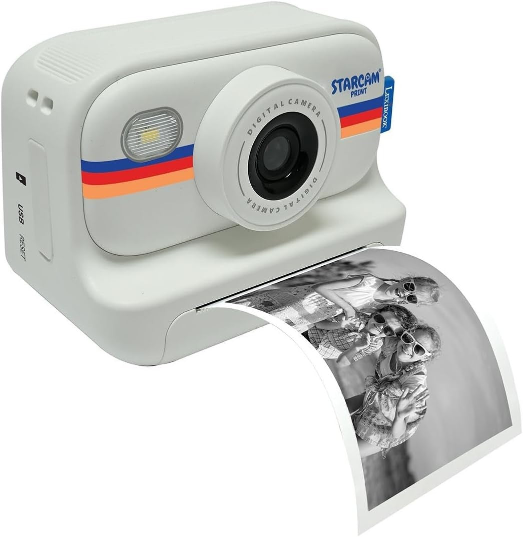 Kids Instant Print Camera HD Video Music Games 32GB SD Card White