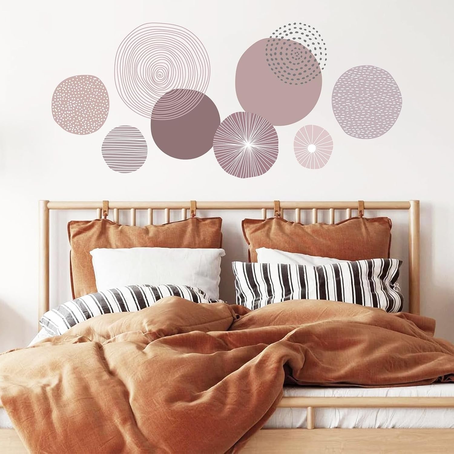 Boho Abstract Wall Art Decals Colorful Stickers Kids & Living Room