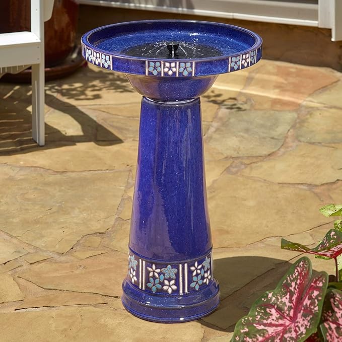 Antique Bronze Frog Bird Bath – Cast Aluminium Garden Water Feature Outdoor Déco