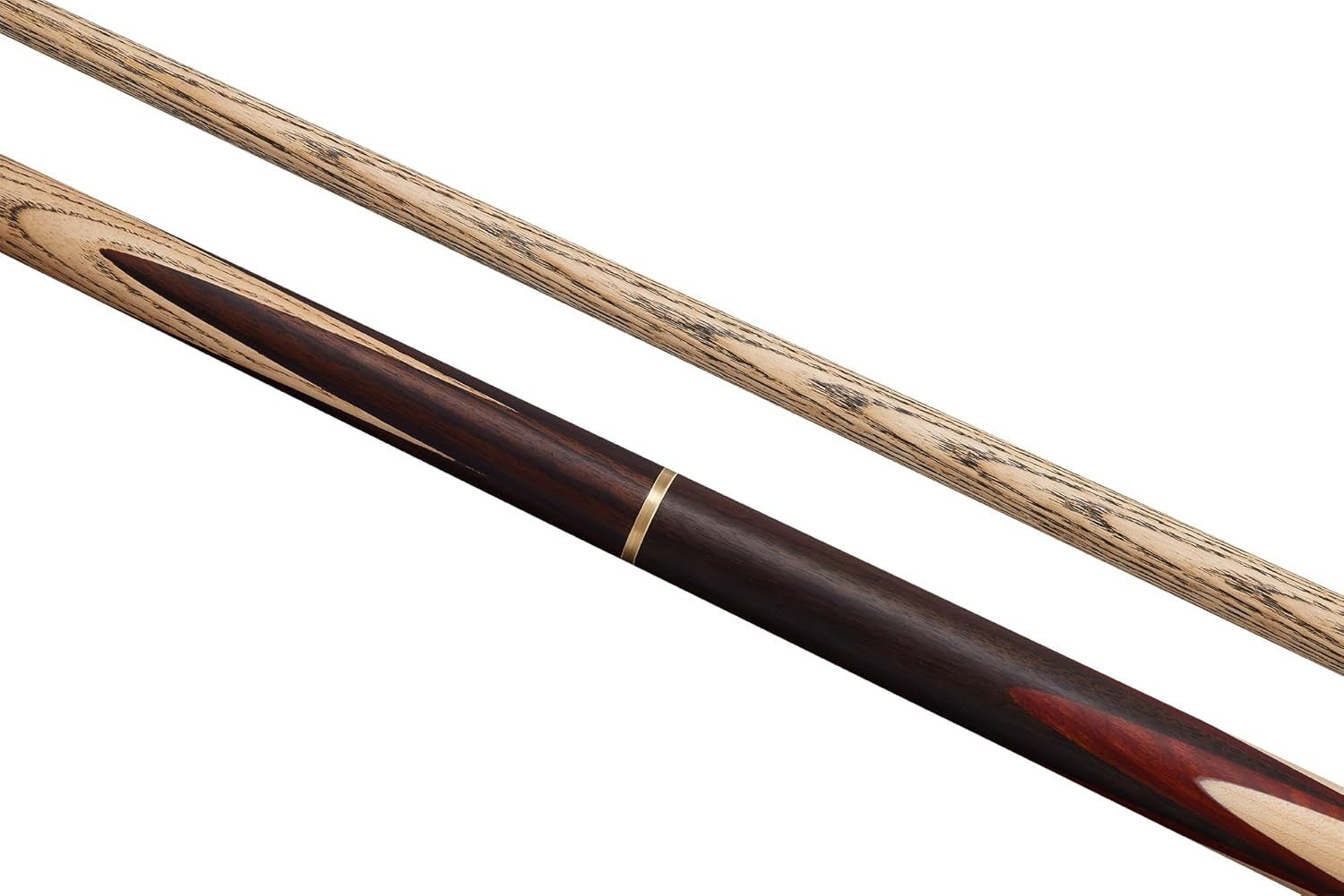 57” Snooker Pool Cue 3/4 Joint Ash Shaft Rosewood Butt 9.5mm 19oz