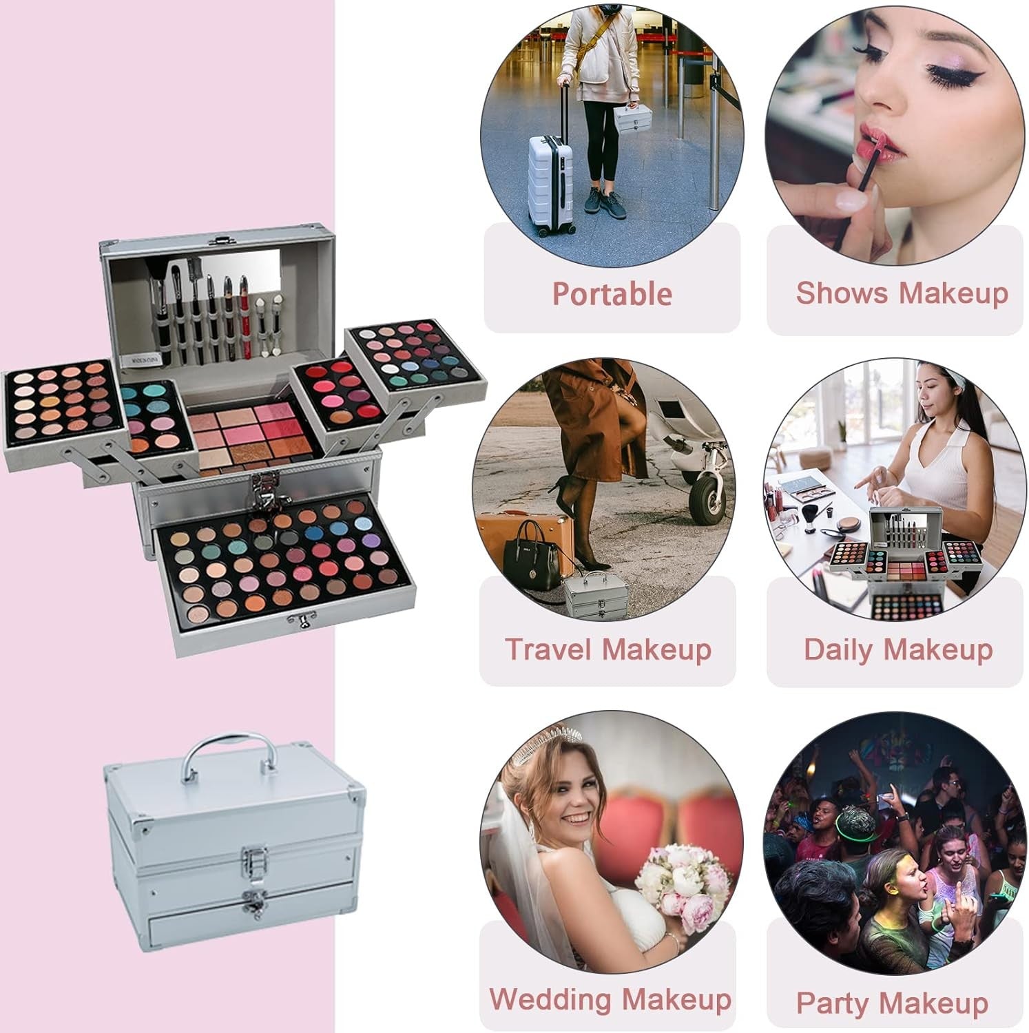 All In One Makeup Kit Full Gift Set Eyeshadow Blush