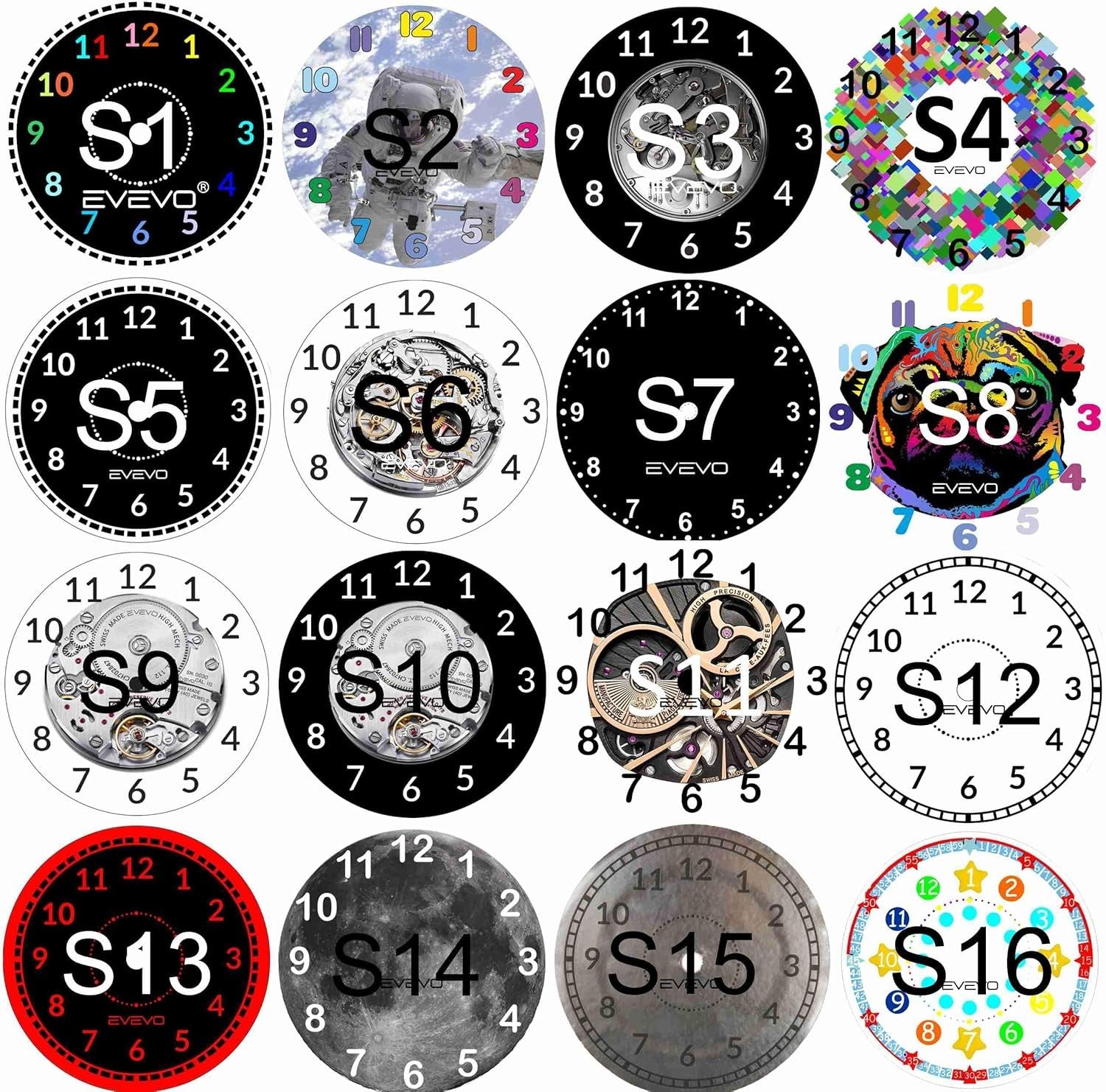 Guitar Wall Clock – Silent Non-Ticking Vinyl Record Style Music Room Decor