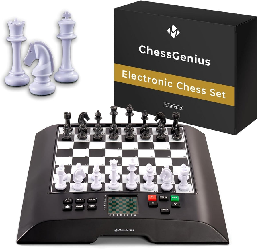 Advanced Electronic Chess Computer with 2000+ ELO Levels & Training Modes