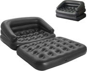 Inflatable Double Air Sofa Bed 198x137x61cm Outdoor Camping Couch