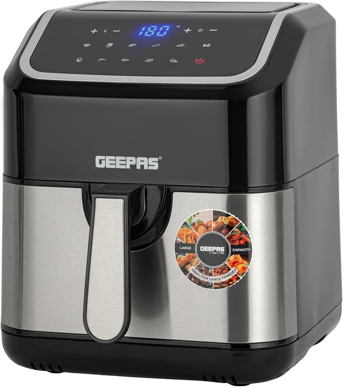 5L Digital Air Fryer Vortex Tech 10-in1 Fast Healthy Cooking LED Touchscreen